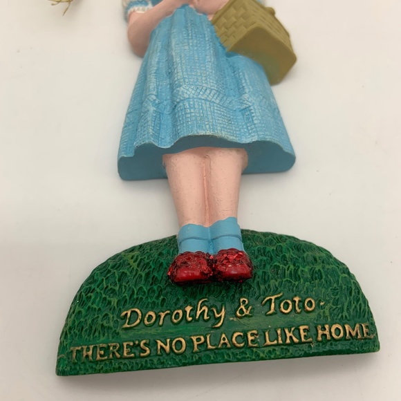 VTG Kurt Adler Wizard of Oz Dorothy & Toto 'No Place Like Home' Ceramic Ornament - Picture 3 of 10